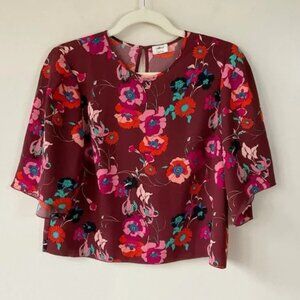 ARITZIA WILFRED Cambrai Floral Print Blouse